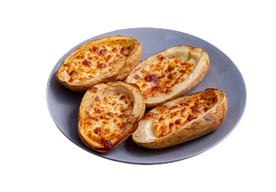 4pcs Potato Skin With Cheese & Topping 